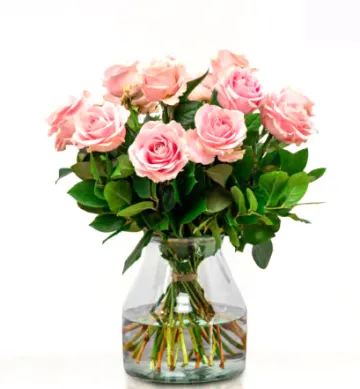 Boeket roze rozen