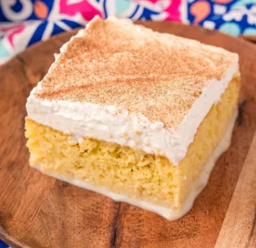 3 Milk Cake — tres leches, met drie soorten melk
